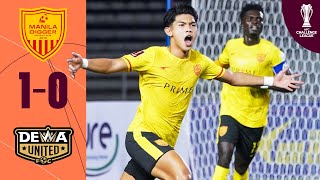 Manila Digger edge TIGHT 1ST LEG! | Manila Digger FC 🇵🇭 vs Dewa United FC 🇮🇩 | Highlights ACGL™