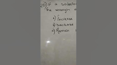 NED PAPER SOLUTION 2022 NED university aptitude test past paper solution Solenoid