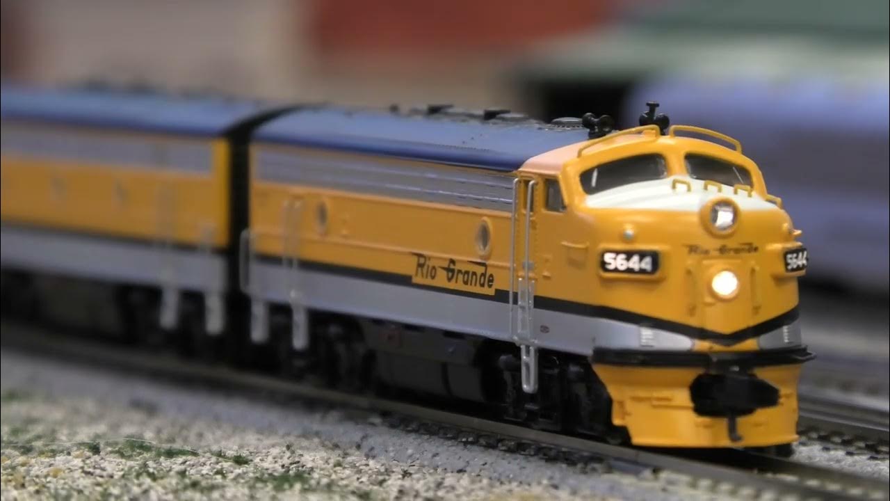 N scale BLI & KATO California Zephyr train running YouTube