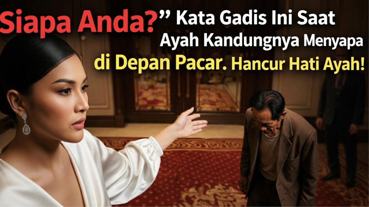 'Siapa Anda?' Kata Gadis Ini Saat Ayah Kandungnya Menyapa di Depan Pacar. Hancur Hati Ayah!