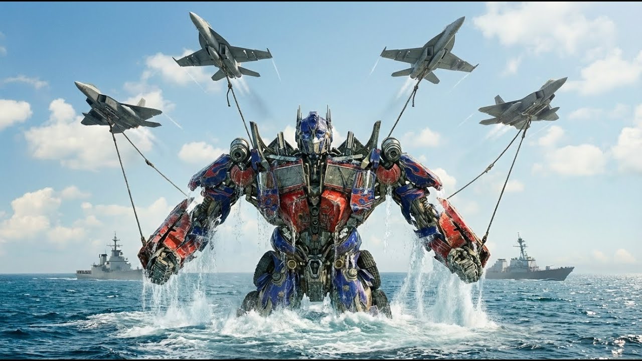 Found GIANT Optimus Prime Underwater! 😱 Restoration & Power Up