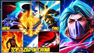 Wild Rift China Top 1 Zed - This Zed Is Impossible to Follow