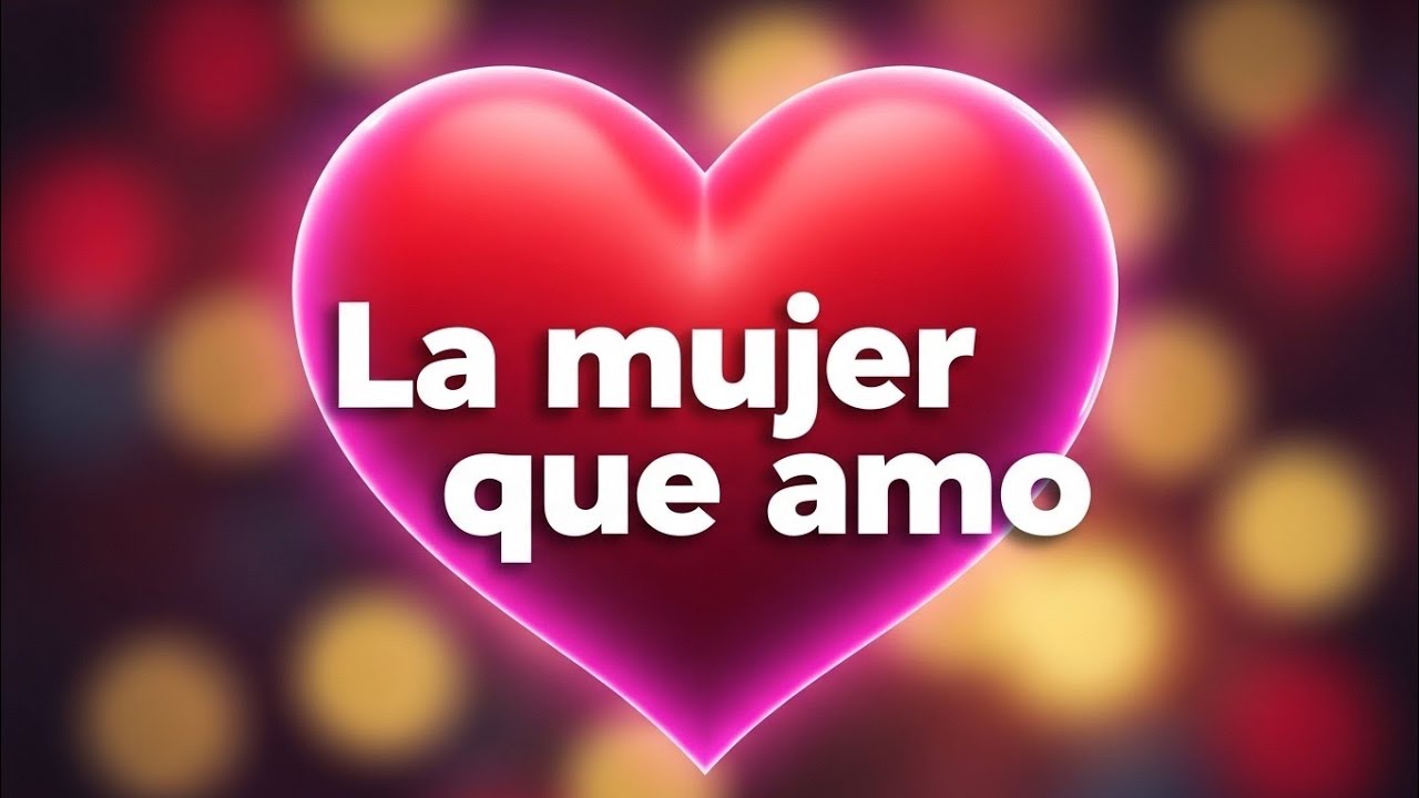La mujer que amo eres tú SOLO TÚ por favor escucha 