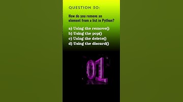 Python Qn. 30 | Python Questions and Answers | Tech NS Arena #programmingquiz