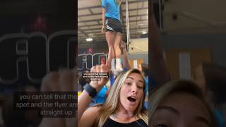 How to Do/Coach the Cross Leg Full Up #shorts #cheerleading #cheerstunts #fullup #allgirlcheer