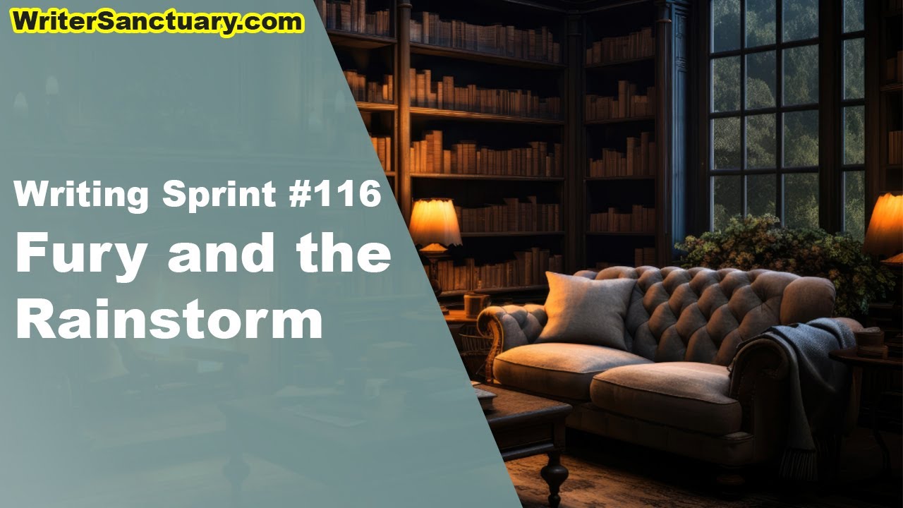 Working On My Next Book to Rainstorms and Fireplaces - Writing Sprint Ep. 116☕