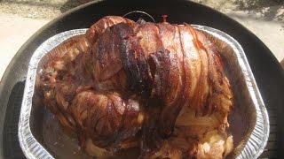 How to Make a Thanksgiving Bacon Wrapped Turkey