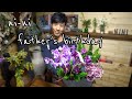 花屋vlog 2021 #1【flower arrangement】花屋の仕事フラワーアレンジメント制作　お父さんへ春のお花で誕生日プレゼント