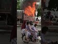 Water tanker hits motorcycle in DHA, kills 2 minors – vehicle set ablaze