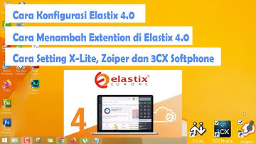 Cara Konfigurasi Elastix, menambahkan Extention dan melakukan setting pada Aplikasi Softphone.