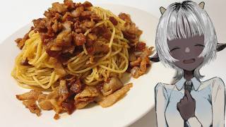 「豚バラのパスタ」