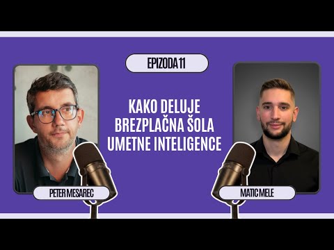 Brezplačna izobraževanja o uporabi UI v Slovenščini - Matic Mele