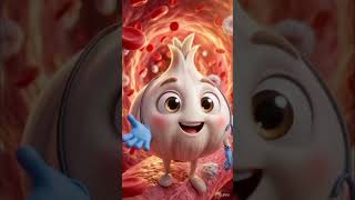 What really happens inside your body when you eat garlic?#garlic #healthai #aianimation #wellness