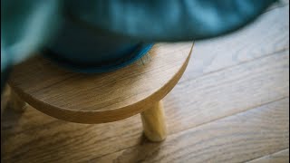 A Staked Three-Legged Stool: Woodturning a Plant Stand