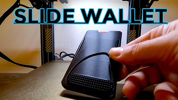 Slide Wallet - 3D Print Timelapse