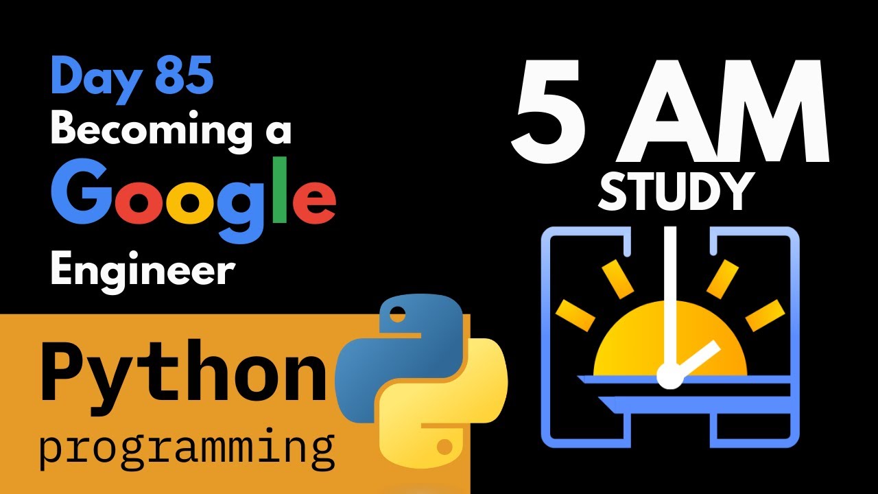 Study Python programming with me | 5 AM Study - YouTube