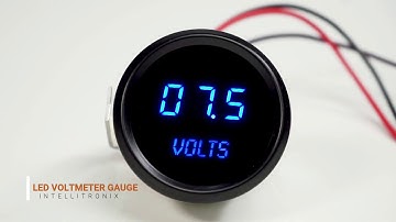 INTELLITRONIX LED VOLTMETER GAUGE M9015