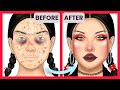 MAKEUP TRANSFORMATION WITH PAPER 💄 | BEAUTY, MAKEUP TUTORIAL, SKIN CARE