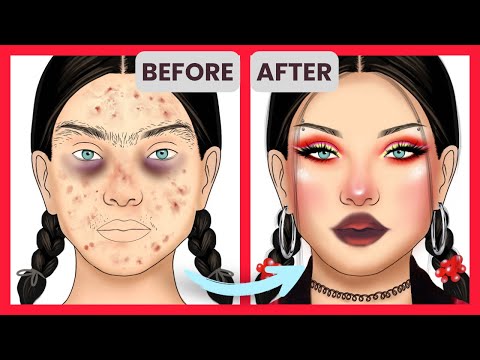 MAKEUP TRANSFORMATION WITH PAPER 💄 | BEAUTY, MAKEUP TUTORIAL, SKIN CARE