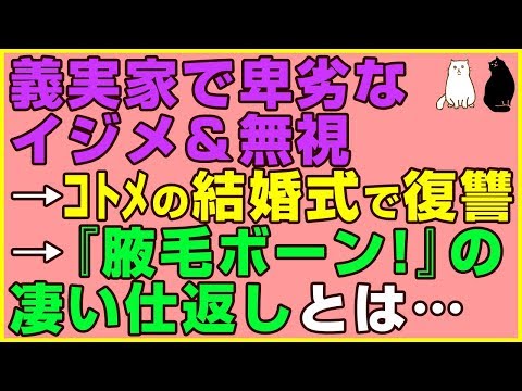 スカッとする話×復讐★義実家で卑劣なイジメ＆無視→コトメの結婚式でDQN返し！→『腋毛ボーン!』の凄い仕返しとは…【感動屋ジャパン】