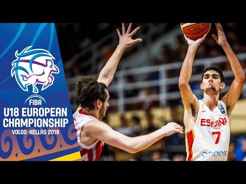 Santiago Aldama Toledo: 23 Points | Spain v Turkey - FIBA U18 European Championship 2019