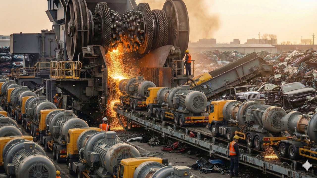 Inside a Jet Pump Motor Recycling Factory | Step-by-Step Industrial Recycling Process