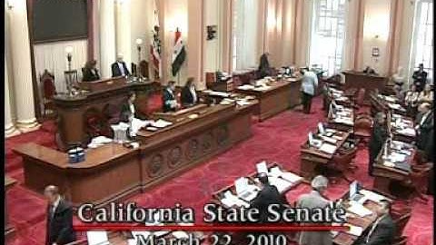 Senate Floor Session - Part 2 3/22/2010