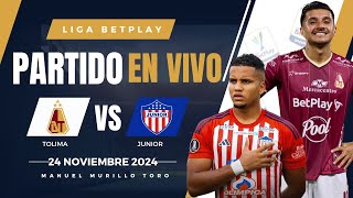 En Vivo Tolima Vs Junior Cuadrangulares Fecha 2 Liga Betplay Ii 2024 ...