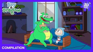 Boy & Dragon - Wobbly Tooth Trouble! 🦷 | Kids Cartoons | WildBrain Zoo