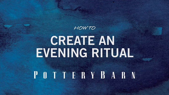 Cara Membuat Ritual Malam Hari