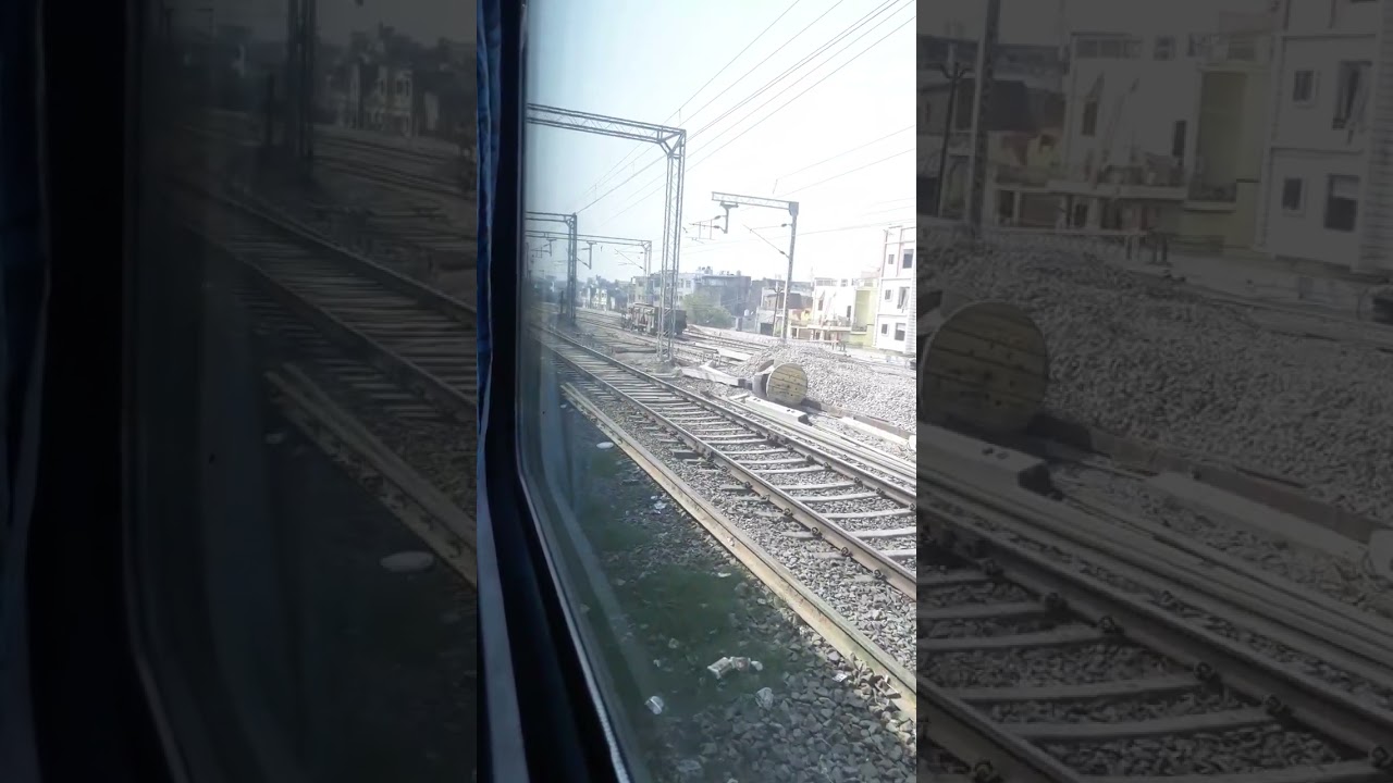 13413 farrakka express crossing kashi..entering outer varanasi