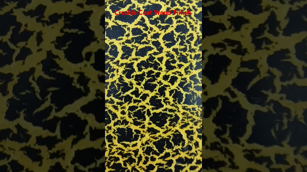Crackle Coat Wood Finish Sample 