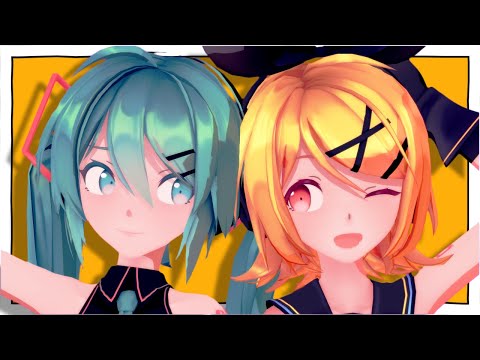 【MMD】テレキャスタービーボーイ / すりぃ【Sour式初音ミク・鏡音リン】