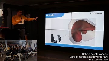 Robotic needle insertion using constraint based inverse FEM – P. Baksic – ICube