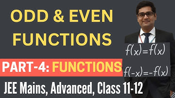 PART 4 CALCULUS : ODD & EVEN Functions The Easy Way! - Graphs & Algebraically, Properties & Symmetry