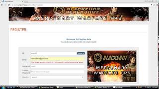 how to create account blackshot sea