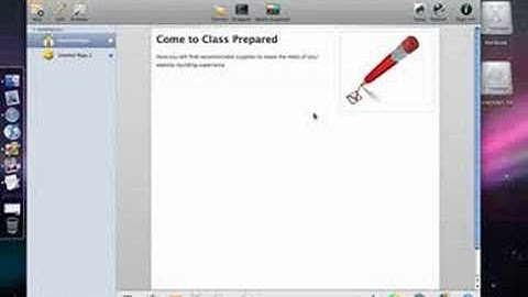 RapidWeaver Screencast: Introduction to the Blocks Plugin