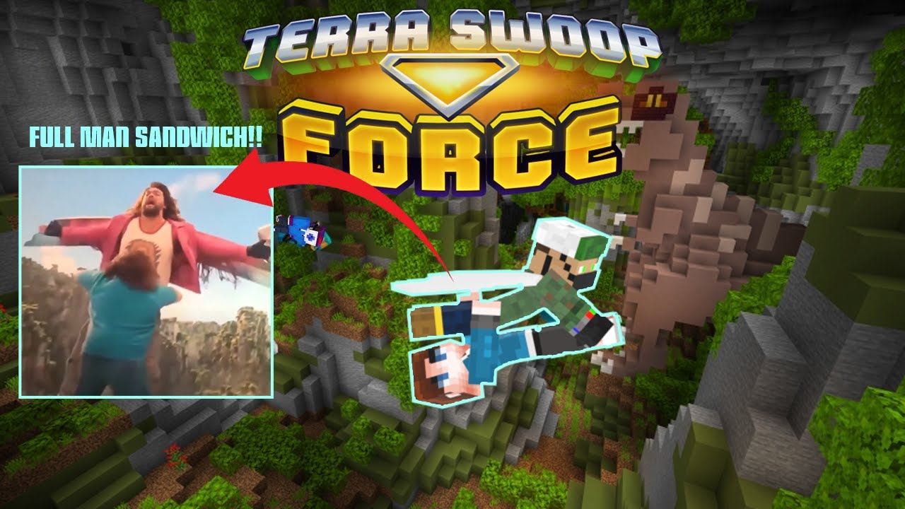 THE WORLD IS ENDING?!? (Terra Swoop Force) Minecraft Map feat. Bacon guard