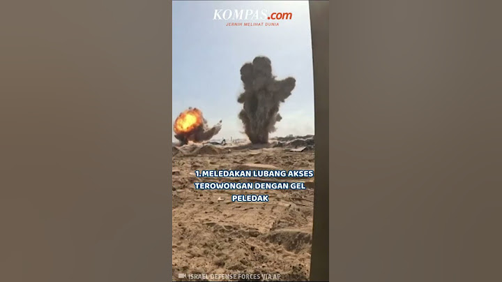 Ini yang Dilakukan Israel Saat Temukan Terowongan Hamas