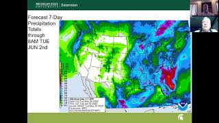 MSU Turf Team Update, Weather Forecast with Dr. Jeff Andresen: May 26, 2020