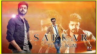 Sarkar Title Card BGM - Download Link Added - Cinebites