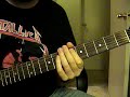 How to Play Master of Puppets by Metallica Guitar Lesson (w/ Tabs!!)