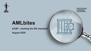 AMLbites: ACSP - meeting the Companies House IDV standard