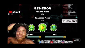 IShowSpeed reacts to the world’s hardest level (Acheron)