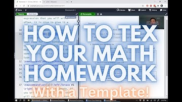 How to LaTeX (with math homework template)