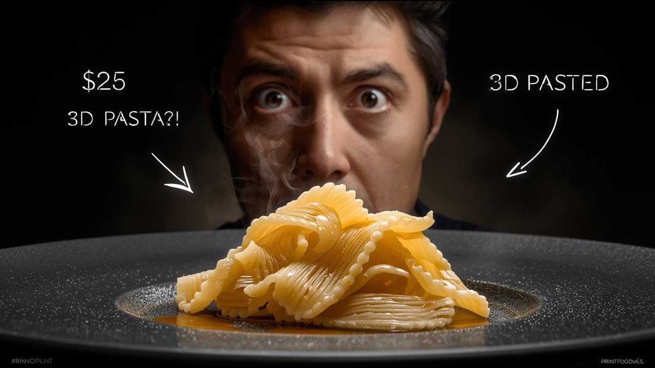 Barilla’s 3D-Printed Pasta – The $25 Luxury Noodle Experience
