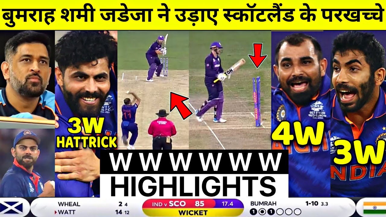 T20 World Cup, India vs Scotland Highlights: IND win by eight ...