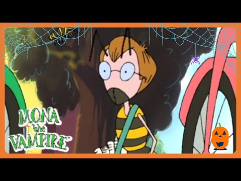 Spooky Bee Invasion Mystery! 🎃 - Mona the Vampire | Kids Cartoons | WildBrain Action Arena