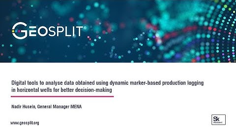 Digital tools to analyse data obtained using dynamic marker-based production logging