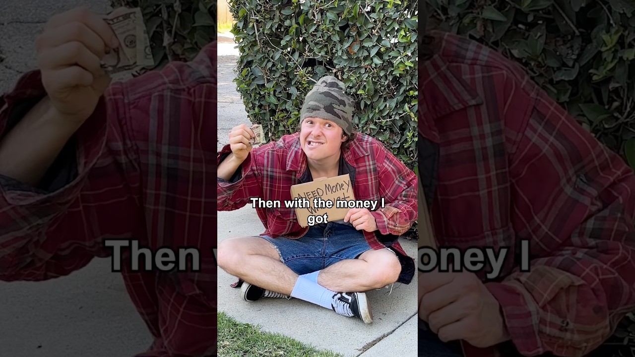 Day in the life of a homeless man 😬🤪😂 #shorts #youtubeshorts #funny #comedy #la #losangeles